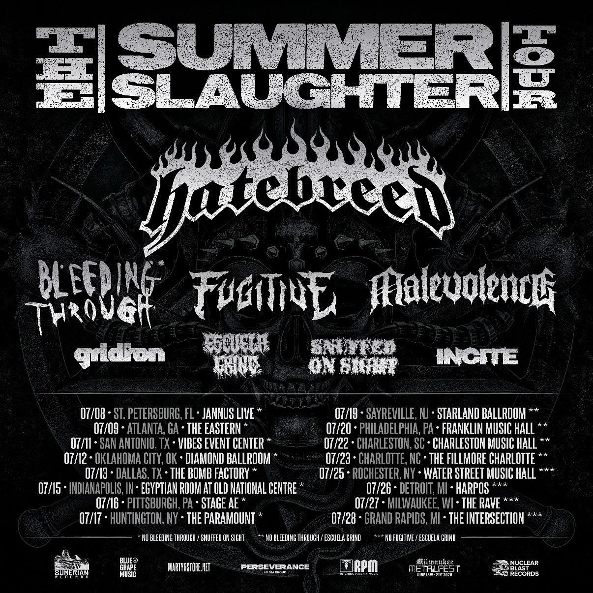 Snuffed on Sight Tour Poster 2025